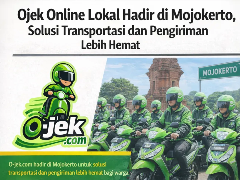  Ojek Online Lokal Hadir di Mojokerto, Solusi Transportasi dan Pengiriman Lebih Hemat